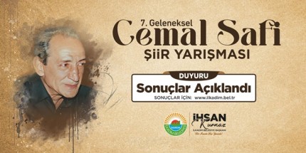 İlkadım Belediyesi 7. Cemal Safi Şiir Yarışması Sonuçlandı